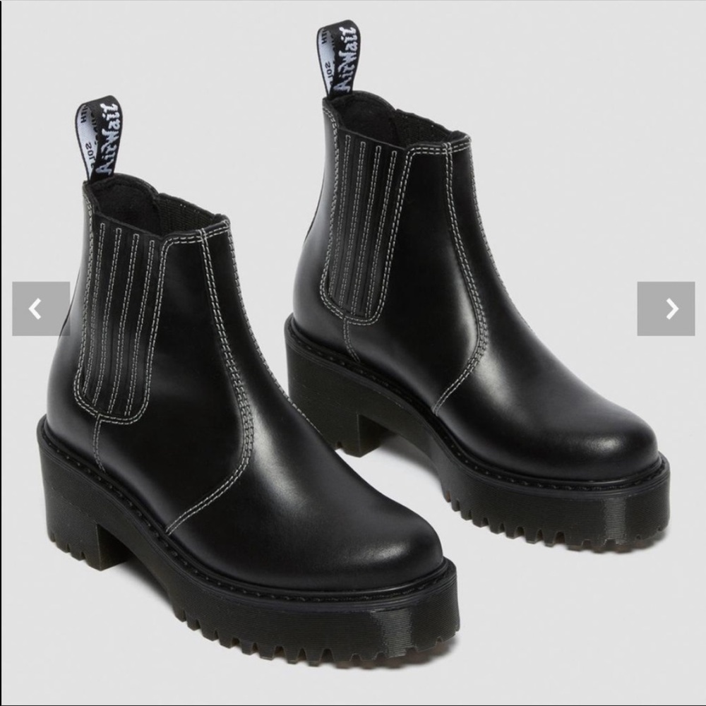 🔥LAST PAIR🔥NEW Dr. Martens Rometty Atlas Platform Chelsea Leather Boots - Picture 2 of 11